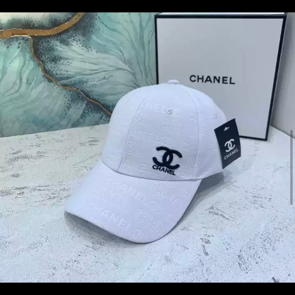 Designer hat with logo